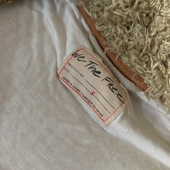 Free People Cozy Knit Mix Moto Jacket New NWT - Picture 6 of 9